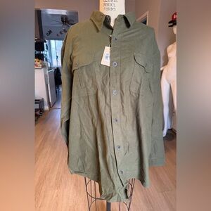 Red Head Brand Co. Long Sleeve Button Up Shirt size 3X Color Forest